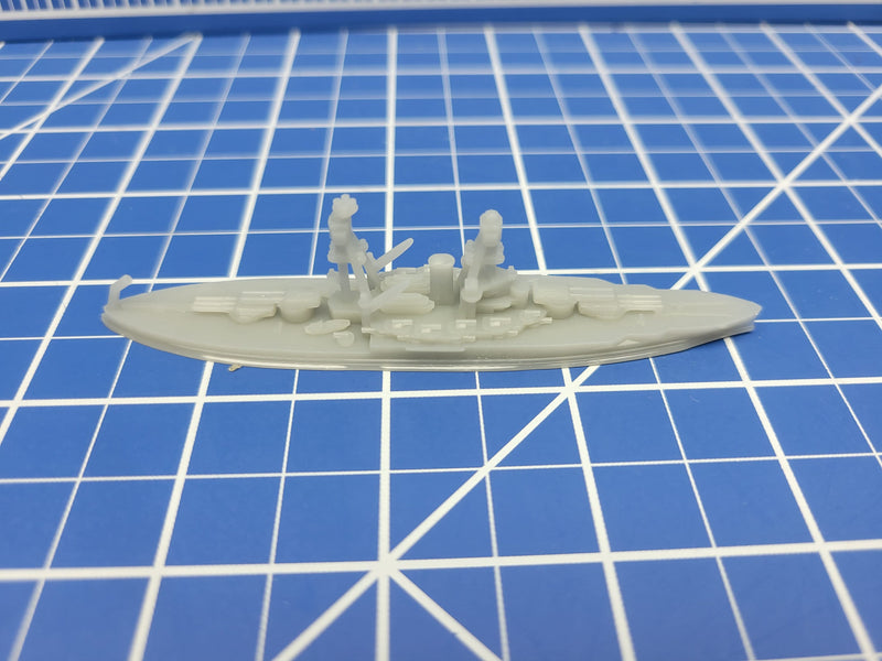 Battleship - Nevada - 1939 Variant - US Navy - Wargaming - Axis and Allies - Naval Miniature -  Tabletop Games - Warships