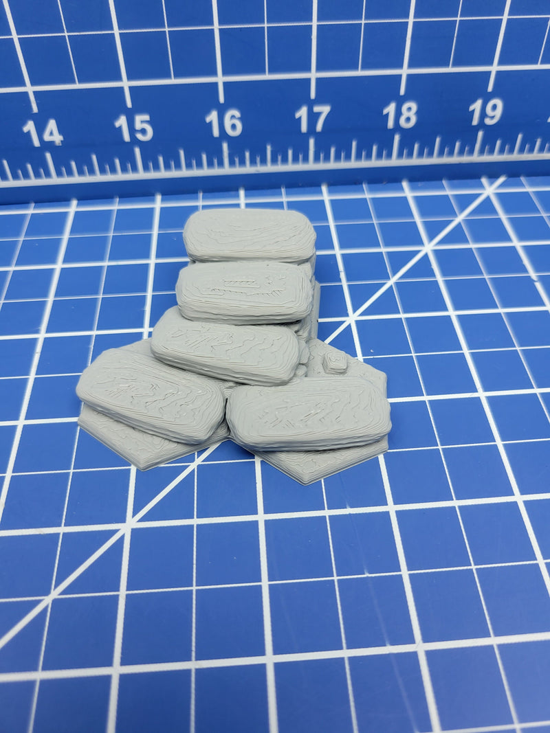 Stairs - Gloomhaven Accessories - Hero's Hoard - EC3D - DND - RPG - Pathfinder - 28 mm / 1" scale