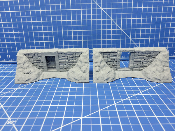 Barrow Mounds - Entrance Door Tiles - Dragonshire - Fat Dragon Games - DND - Pathfinder - RPG - Terrain - 28 mm / 1" - Dungeon & Dragons