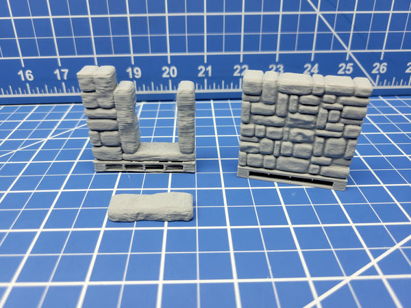 Barrow Mounds - Internal Walls - Dragonshire - Building - Fat Dragon Games - DND - Pathfinder - RPG - Terrain - 28 mm/1" - Dungeon & Dragons