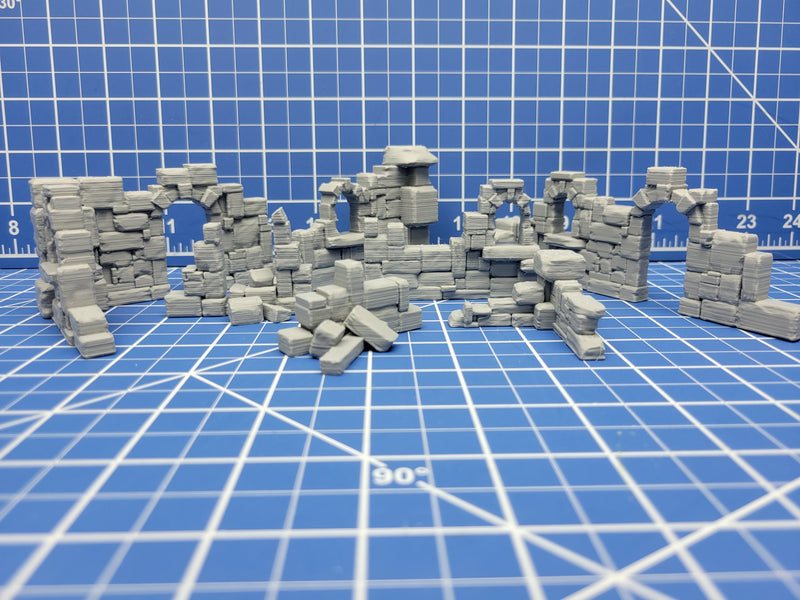 Small Ruins Scatter - DND - Dungeons & Dragons - RPG - Pathfinder - Tabletop - TTRPG - Devious Games - 28 mm