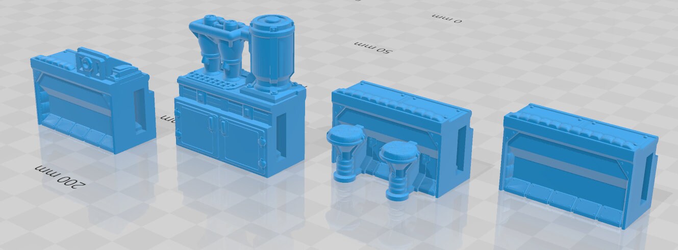 Cantina Bar Modular Pieces - Novus Landing - Starfinder - Cyberpunk - Science Fiction - Syfy - RPG - Tabletop - Scatter - Terrain - 28mm/1"