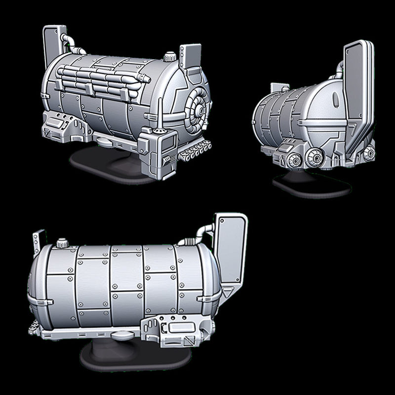 Fuel Tanker - Novus Landing - Starfinder - Cyberpunk - Science Fiction - Syfy - RPG - Tabletop - Scatter- Terrain- 28 mm / 1"