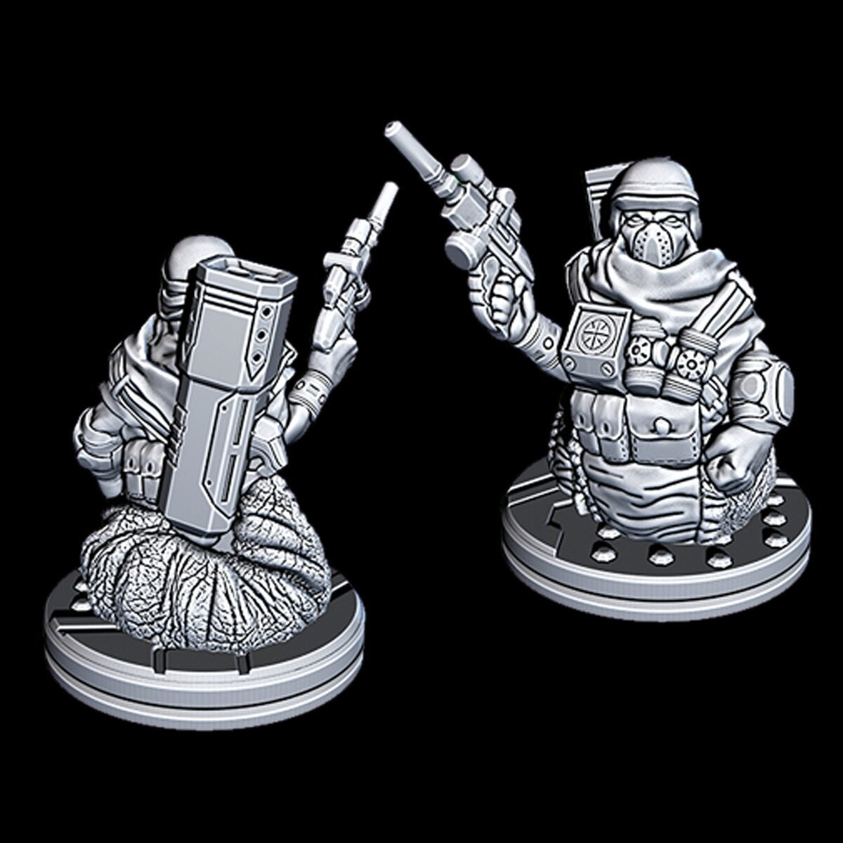 Slug Bounty Hunter - Novus Landing - Starfinder - Cyberpunk - Science Fiction - Syfy - RPG - Tabletop - Scatter- Terrain- 28 mm / 1"