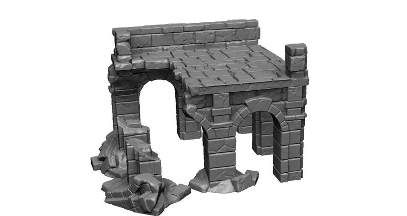 Ruined Walkways - DND - Dungeons & Dragons - RPG - Pathfinder - Tabletop - TTRPG - Arkenfel - Dark Realms - 32 mm