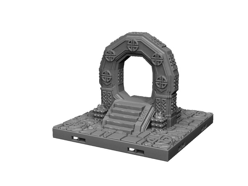 Dwarven Tiles - DND - Dungeons & Dragons - RPG - Pathfinder - Tabletop - TTRPG - Medieval Scenery - Dark Realms - 28 mm