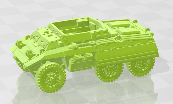 M20 Command Car w/MG Pack - 1:100 scale  - USA - Tanks - Armored Vehicle - World Of Tanks - War Game - Wargaming - Axis and Allies