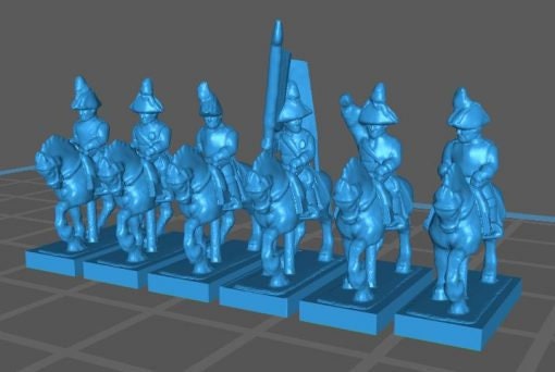 Austrian Napoleonic Personalities and ADCs - Great for Table Top War Games And Dioramas - Resin 6mm Miniatures - Bolt Action -
