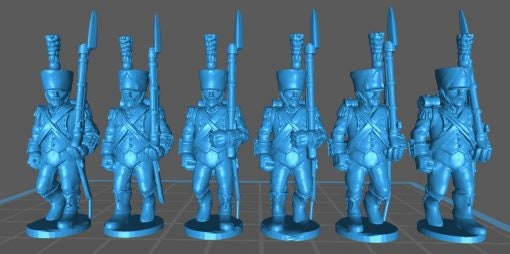 French Light elites 1808, camp. uniform shako cords - Great for Table Top War Games And Dioramas - Resin 28mm Miniatures - Bolt Action -