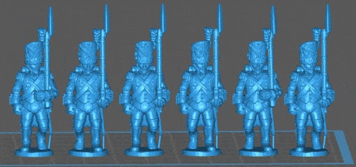 French Line grenadier 1808, high uniform - Great for Table Top War Games And Dioramas - Resin 28mm Miniatures - Bolt Action -