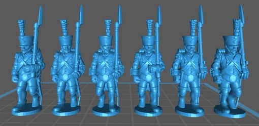 French Line elites1808, high uniform - Great for Table Top War Games And Dioramas - Resin 28mm Miniatures - Bolt Action -