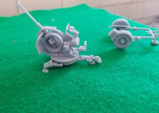 German Flak 38 20mm Auto Cannon v 2.0 - Great for Table Top War Games And Dioramas - Resin 28mm Miniatures - Bolt Action -