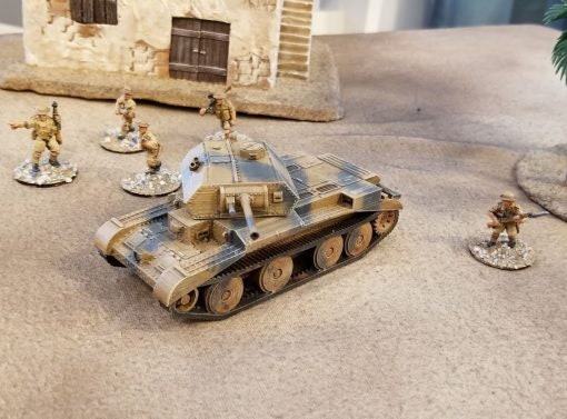 A 13 Cruiser Tank - Great for Table Top War Games And Dioramas - Resin 28mm Miniatures - Bolt Action -
