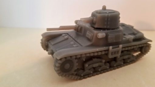 Italian M11/39 Tank - Great for Table Top War Games And Dioramas - Resin 28mm Miniatures - Bolt Action -