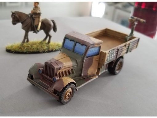Polish Fiat 621 truck - Great for Table Top War Games And Dioramas - Resin 28mm Miniatures - Bolt Action -