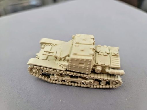 Italian L3 tankette - Great for Table Top War Games And Dioramas - Resin 28mm Miniatures - Bolt Action -
