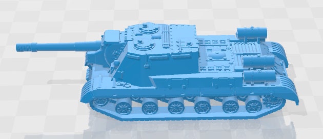 ISU-152 - 1:100 scale - USSR - Tanks - Armored Vehicle - World Of Tanks - War Game - Wargaming - Axis and Allies - Tabletop Games