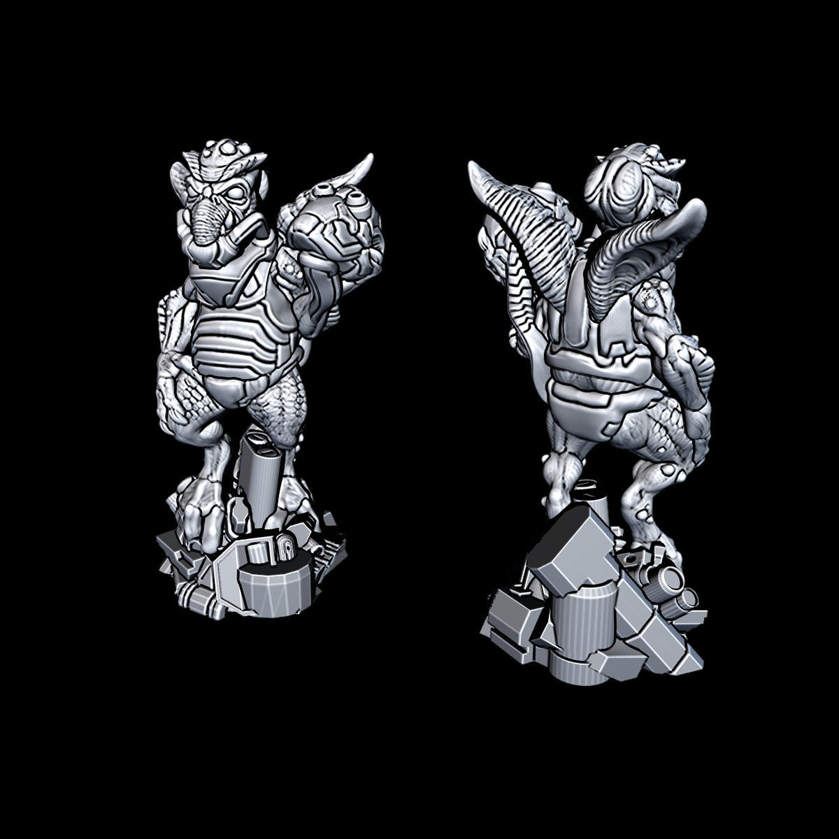 Alien Merchant - Novus Landing - Starfinder - Cyberpunk - Science Fict