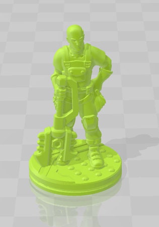 Alien Dock Workers - Novus Landing - Starfinder - Cyberpunk - Science Fiction - Syfy - RPG - Tabletop - Scatter- Terrain- 28 mm / 1"