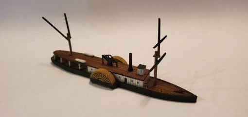 CSS Jamestown - Confederate - Ships - Sailboats - Age of Sail - War Game - Wargaming - Tabletop Games - 1/600 Scale