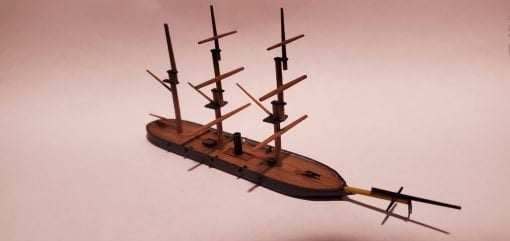 USS Housatonic - Union - Ships - Sailboats - Age of Sail - War Game - Wargaming - Tabletop Games - 1/600 Scale