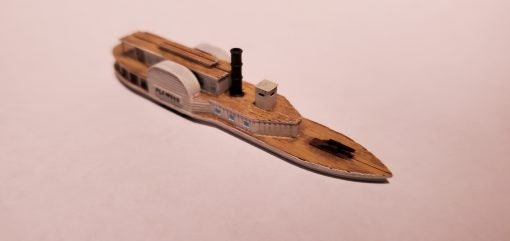 CSS/USS Planter - Confederate/Union - Ships - Sailboats - Age of Sail - War Game - Wargaming - Tabletop Games - 1/600 Scale
