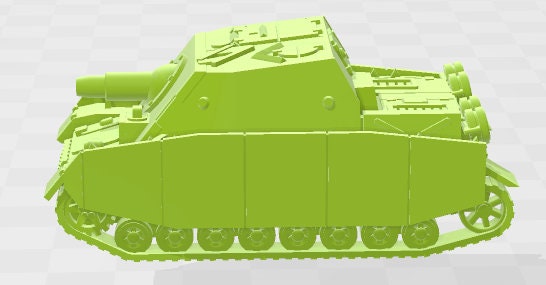 Brummbar - 1:100 scale  - Germany - Tanks - Armored Vehicle - World Of Tanks - War Game - Wargaming -Tabletop Games