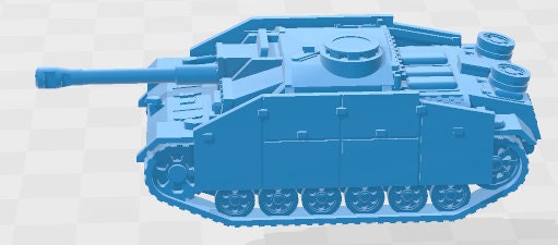 STUG IIIG - STUGH42 - 1:100 scale - Germany - Tanks - Armored Vehicle - World Of Tanks - War Game - Wargaming -Tabletop Games