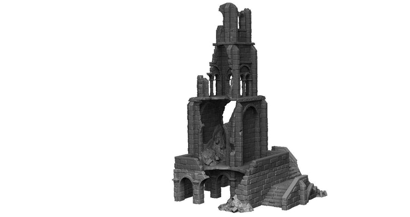 Tower 1 Ruins - DND - Dungeons & Dragons - RPG - Pathfinder - Tabletop - TTRPG - Arkenfel - Dark Realms - 28 mm
