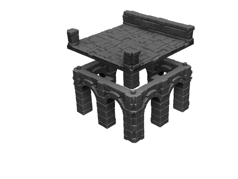 Walkways - DND - Dungeons & Dragons - RPG - Pathfinder - Tabletop - TTRPG - Arkenfel - Dark Realms - 32 mm