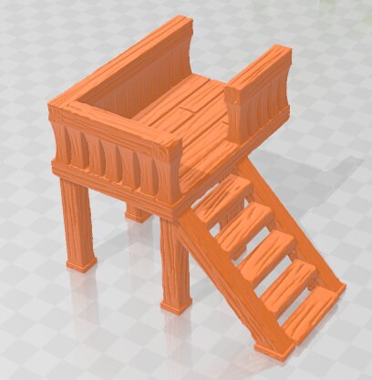 Stairs - Oars Rest - DND - Dungeons & Dragons - RPG - Pathfinder - Tabletop - 28mm