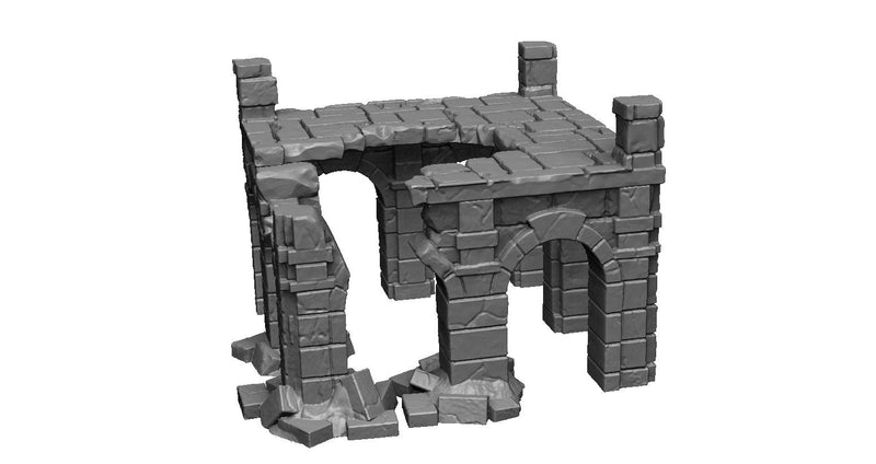 Ruined Walkways - DND - Dungeons & Dragons - RPG - Pathfinder - Tabletop - TTRPG - Arkenfel - Dark Realms - 32 mm