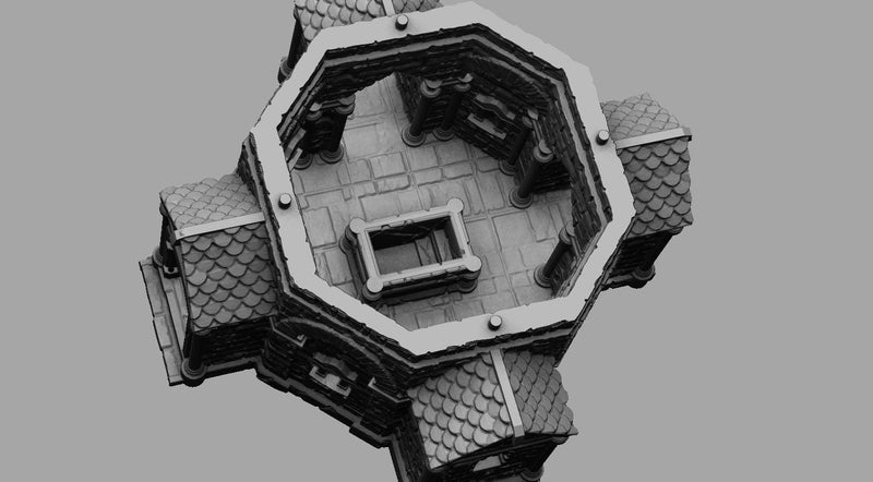 Mausoleum - DND - Dungeons & Dragons - RPG - Pathfinder - Tabletop - TTRPG - Medieval Scenery - Dark Realms - 28 mm