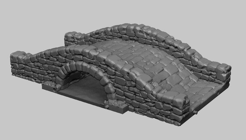 The Bridge - DND - Dungeons & Dragons - RPG - Pathfinder - Tabletop - TTRPG - Medieval Scenery - Dark Realms - 28 mm