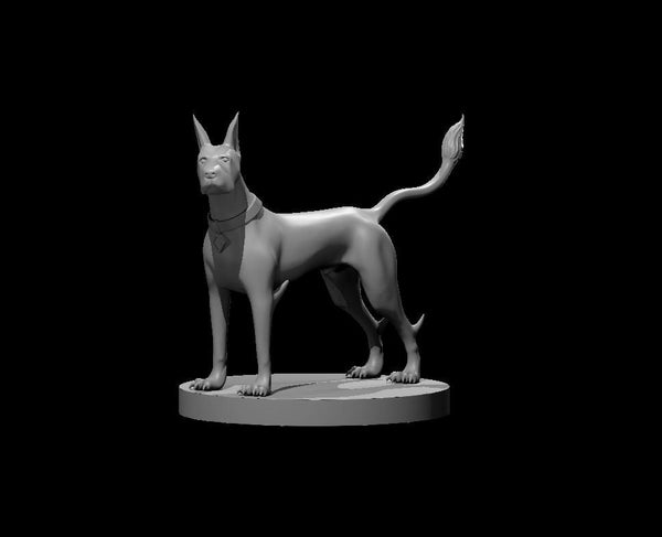 Blink Dog Mini - DND - Pathfinder - Dungeons & Dragons - RPG - Tabletop - mz4250- Miniature - 28 mm - 1" Scale