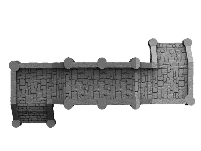 Stone Bridge 2 - DND - Dungeons & Dragons - RPG - Pathfinder - Tabletop - TTRPG -  Dark Realms - 32 mm