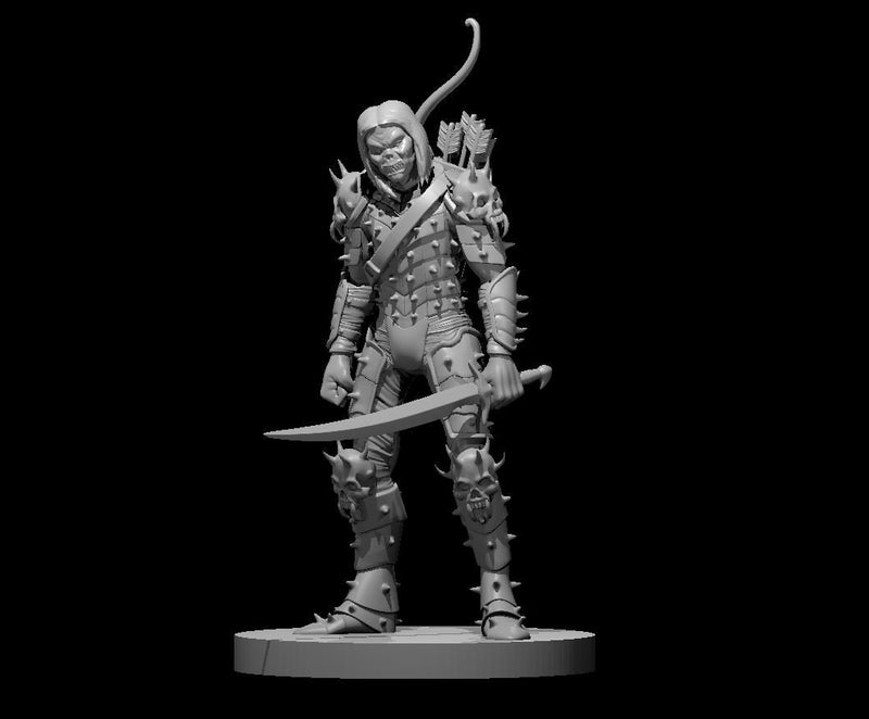 Wight Mini - DND - Pathfinder - Dungeons & Dragons - RPG - Tabletop - mz4250- Miniature - 28 mm - 1" Scale