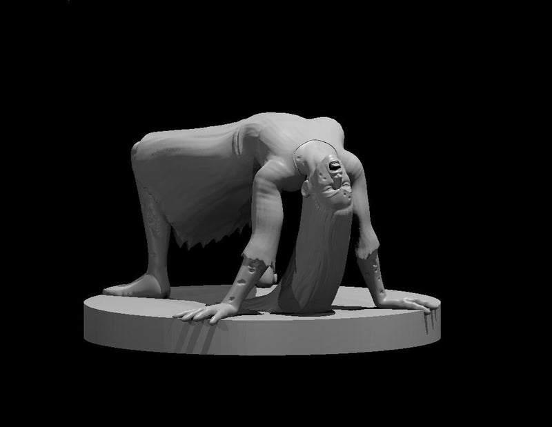 Zombie Female Mini - DND - Pathfinder - Dungeons & Dragons - RPG - Tabletop - mz4250- Miniature - 28 mm - 1" Scale