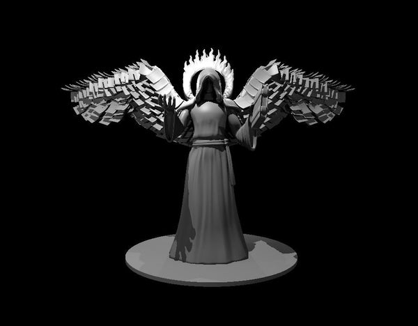 Angel of Knowledge  Mini - DND - Pathfinder - Dungeons & Dragons - RPG - Tabletop - mz4250- Miniature-28mm-1"Scale