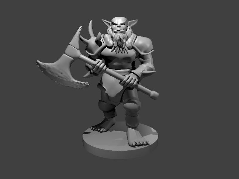 Bugbear Mini - DND - Pathfinder - Dungeons & Dragons - RPG - Tabletop - mz4250- Miniature-28mm-1"Scale