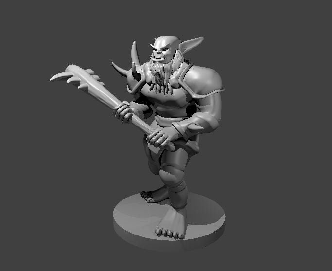 Bugbear Mini - DND - Pathfinder - Dungeons & Dragons - RPG - Tabletop - mz4250- Miniature-28mm-1"Scale