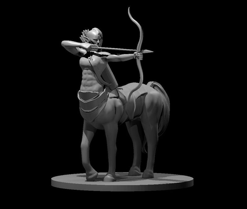 Centaur Female Mini - DND - Pathfinder - Dungeons & Dragons - RPG - Tabletop - mz4250- Miniature-28mm-1"Scale