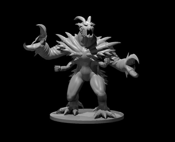 Demon Glabrezu Mini - DND - Pathfinder - Dungeons & Dragons - RPG - Tabletop - mz4250- Miniature-28mm-1"Scale