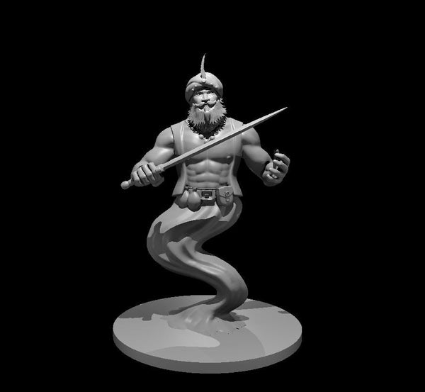 Djinni Mini - DND - Pathfinder - Dungeons & Dragons - RPG - Tabletop - mz4250- Miniature-28mm-1"Scale