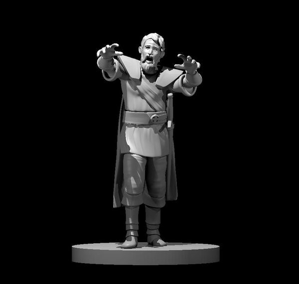 Ghost Mini - DND - Pathfinder - Dungeons & Dragons - RPG - Tabletop - mz4250- Miniature-28mm-1"Scale