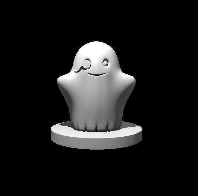 Cute Ghost Investigator Mini - DND - Pathfinder - Dungeons & Dragons - RPG - Tabletop - mz4250- Miniature-28mm-1"Scale