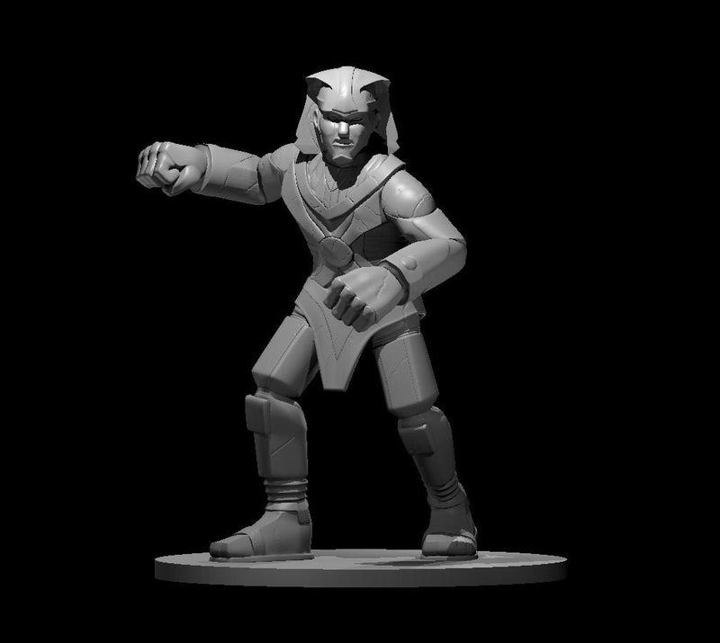 Stone Golem Mini - DND - Pathfinder - Dungeons & Dragons - RPG - Tabletop - mz4250- Miniature-28mm-1"Scale