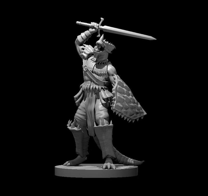 Half Dragon Chromatics Mini - DND - Pathfinder - Dungeons & Dragons - RPG - Tabletop - mz4250- Miniature-28mm-1"Scale