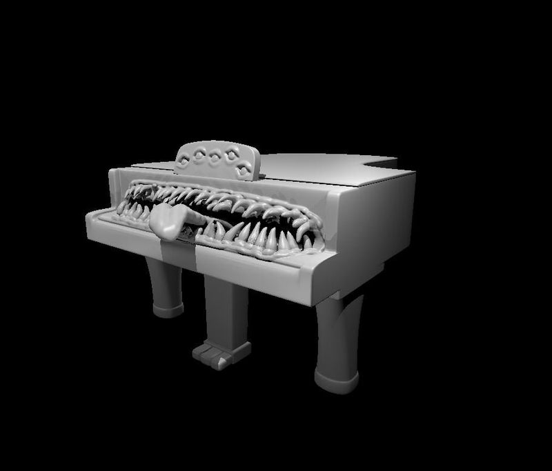 Grand Piano Mimic Mini - DND - Pathfinder - Dungeons & Dragons - RPG - Tabletop - mz4250- Miniature-28mm-1"Scale