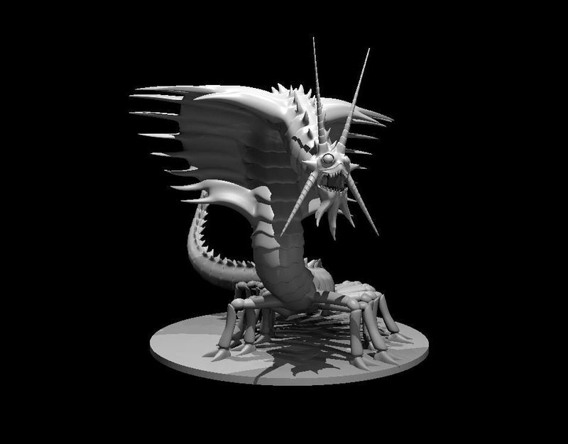 Remorhaz Mini - DND - Pathfinder - Dungeons & Dragons - RPG - Tabletop - mz4250- Miniature-28mm-1"Scale